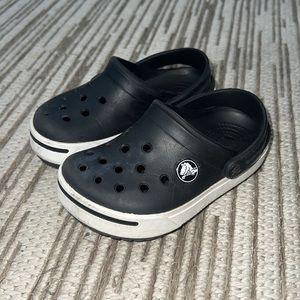 Toddler Crocs Crocband Black/White size 8-9